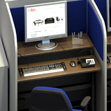 Call Center em Biombos MDP cego com tecido