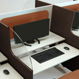 Call Center em Biombos MDP com Vidro